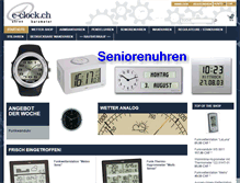 Tablet Screenshot of e-clock.ch
